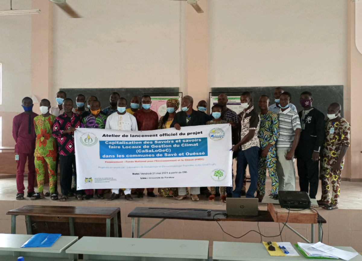VALORISATION DES SAVOIRS ENDOGENES POUR LA GESTION DU CLIMAT AU BENIN : Savè et Ouèssè bénéficient du projet Casalogec du Labo Climet-Up