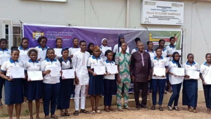 UNIVERSITÉ DE PARAKOU/GRÂCE AU MINISTÈRE DU NUMÉRIQUE : 60 étudiantes formées sur l&rsquo;Intelligence Artificielle