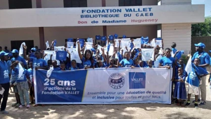 CÉLÉBRATION DU JUBILÉ D&rsquo;ARGENT :  La Fondation Vallet, 25 ans d&rsquo;actions au service de l&rsquo;éducation inclusive  . Des caravanes organisées à Parakou, Djougou, Natitingou, Abomey, Lokossa et Porto-Novo