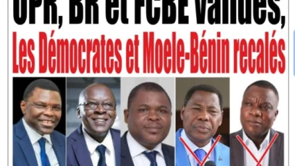 Communales 2026: upr, br et fcbe validés, des démocrates et moele-bénin recalés