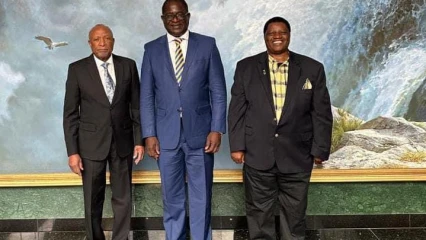 Opportunités d&rsquo;investissement dans le secteur minier en Afrique   :   Moïse Kérékou échange avec le Président namibien Nangolo Mbumba 