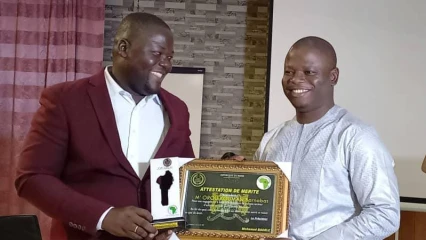 PRIX DU CITOYEN BÂTISSEUR : Barnabas Orou Kouman distingué