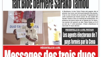 Parution du vendredi 02 avril 2021