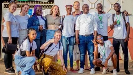 VISITE DES  ASSOCIATIONS ABSSF ET SOLIMEDA AU SIÈGE DE DAABAARU : Le Pdg Barnabas Orou Kouman satisfait, annonce un partenariat