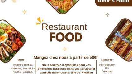GASTRONOMIE À PARAKOU  : De la bonne bouffe à partir de 500f chez Amir&rsquo;s Food 