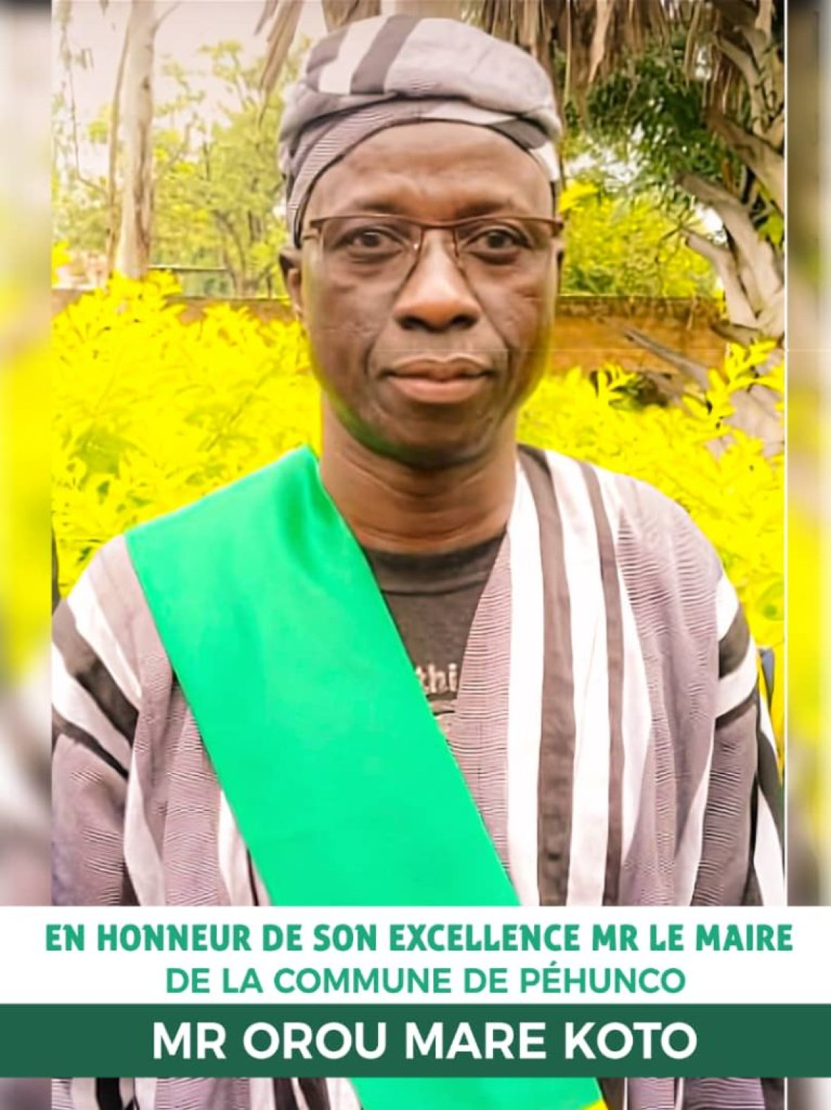 REDDITION DE COMPTE AU TITRE DES GESTIONS 2022-2023 : Le maire de Péhunco à la rencontre de la diaspora de Parakou et Abomey-Calavi  . Prenez le rendez-vous les 7 et 8 octobre prochain 