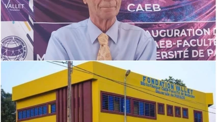 UNIVERSITÉ DE PARAKOU/GRÂCE À LA FONDATION VALLET ET AU CAEB : La Faculté de Médecine dotée d&rsquo;une Bibliothèque moderne . Les actions du Prof Odon Vallet saluées