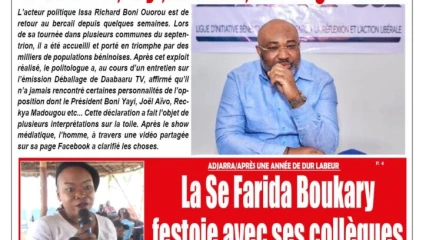 Parution du lundi 29 janvier 2024