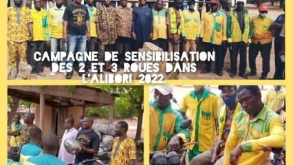 SÉCURITÉ ROUTIÈRE : Le Cnsr zone-nord sensibilise les usagers sur le port de casque et le permis de conduire