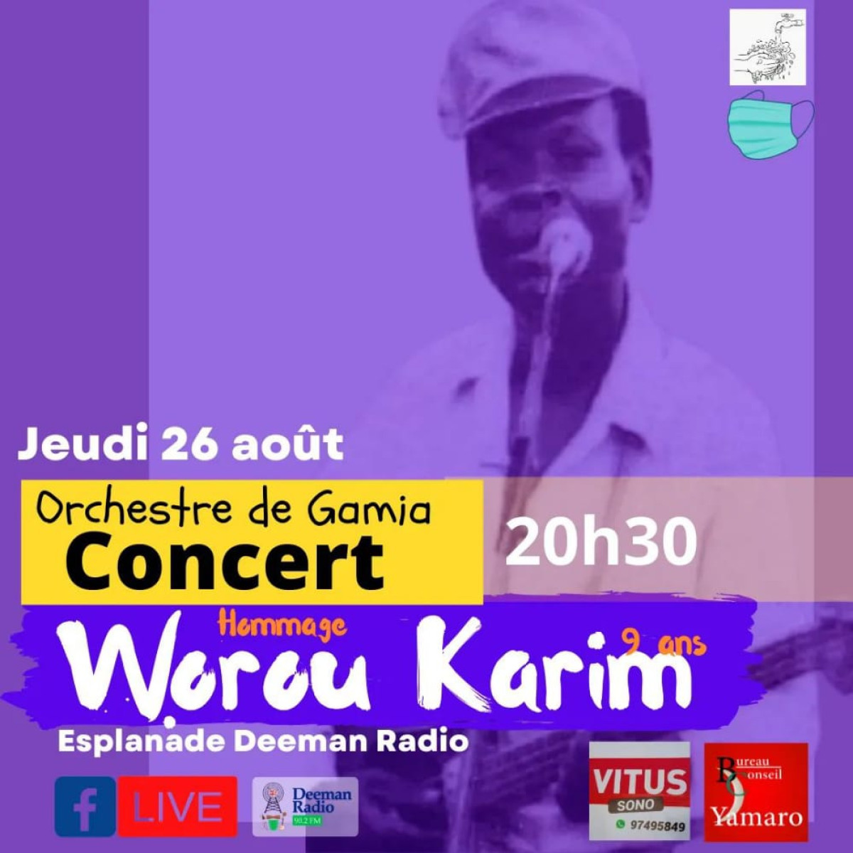 POUR RENDRE HOMMAGE A L&rsquo;ARTISTE WOROU KARIM: Un géant concert prévu demain à Parakou