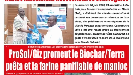 UNE DU JEUDI 29 JUIN 2023