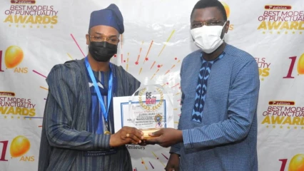 BEST MODEL OF PONCTUALITY AWARD 2021 : Djibril Mama Cissé distingué pour sa ponctualité