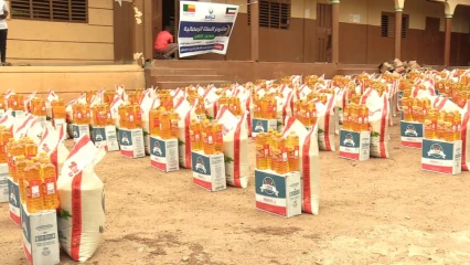 RAMADAN 2023 À PARAKOU : L’association Al-Islaah offre 150 kits alimentaires aux fidèles musulmans