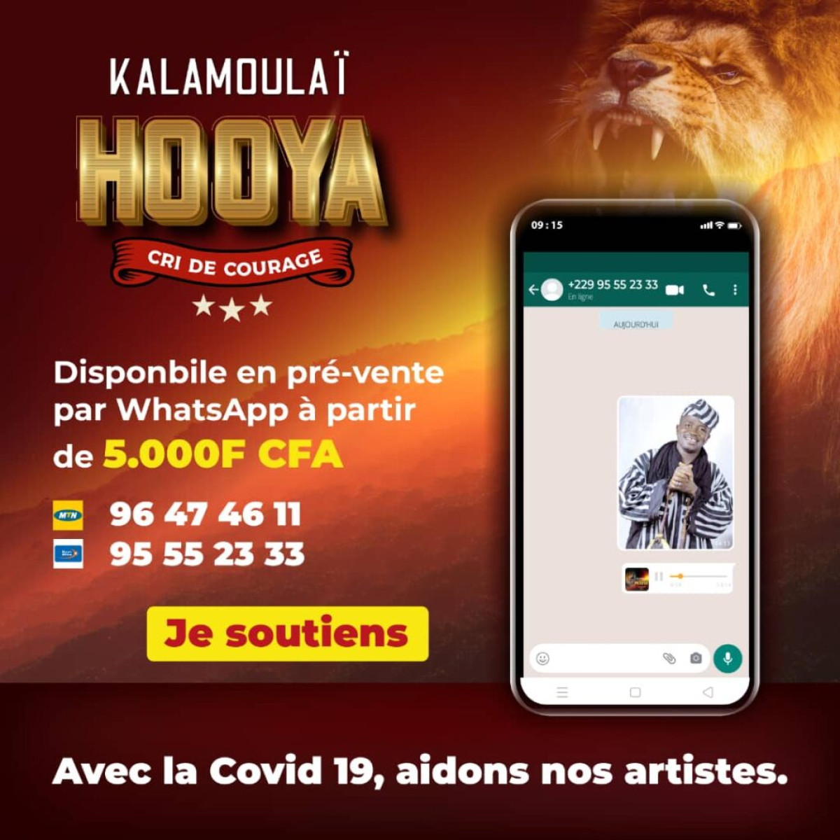 MUSIQUE DANS LE SEPTENTRION : Kalamoulaï signe son grand retour avec le single “ Hooya”  . La chanson disponible en pré-vente via WhatsApp