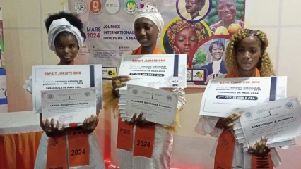 CONCOURS NATIONAL DE PLAIDOIRIE DE LA JIF 2024 À PARAKOU  : Esprit Juriste Ong distingue les meilleures candidates   . Saharatou Hassane Boureïma sacrée Miss défense des droits de femmes 