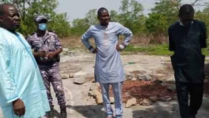 PERERE/ SUPPOSEE PRÉSENCE DE L&rsquo;OR A TCHORI :  Le maire Abdoulaye Alassane effectue le déplacement pour le constat