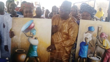 JIF 2022 A PARAKOU : Gbadamassi porté en triomphe par les femmes