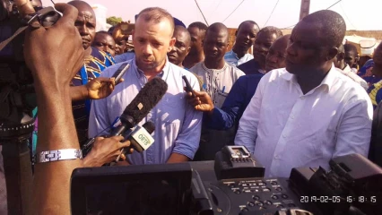 CONSTRUCTION DU GIRATOIRE DE TCHAOUROU : Le site remis à l’entreprise Sogea Satom