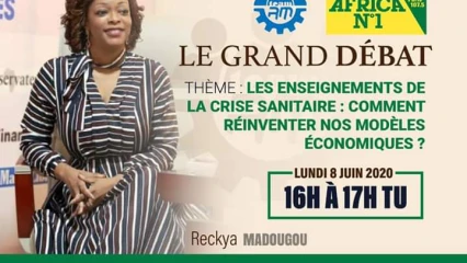 CORONAVIRUS EN AFRIQUE : Les propositions de Reckya Madougou pour la réinvention du modèle économique