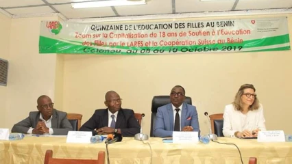 QUINZAINE DE L&rsquo;EDUCATION DES FILLES AU BÉNIN : Le Lares et la coopération Suisse font le bilan de 18 annés d&rsquo;action