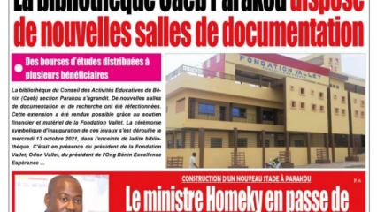 Parution du jeudi 14 octobre 2021