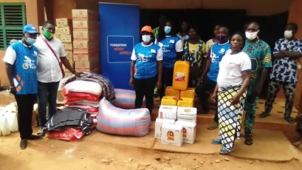 ŒUVRE SOCIALE A BOHICON : La Fondation Moov Africa  au chevet des malades mentaux de St Camille