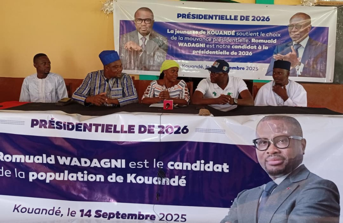 Candidature pour la présidentielle de 2026 au Bénin: le Br et la jeunesse de Kouandé valident Wadagni