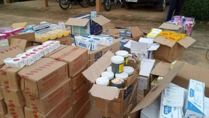 COUP DE FILET DES ÉLÉMENTS DE MAX-NOËL ABALO À PARAKOU  : Le commissaire Etchiha met la main sur 59 cartons de faux médicaments