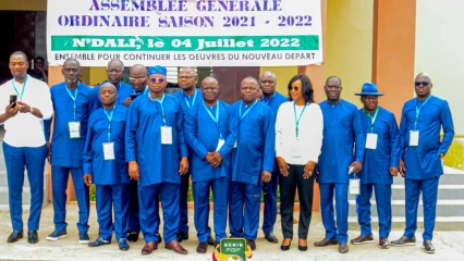 ASSEMBLÉE GÉNÉRALE ORDINAIRE STATUTAIRE DE LA FBF DANS LE BORGOU : Une première, N’Dali et Francis Gbian honorés  .Les dates de la saison 22-23 connues