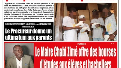 UNE DU MARDI 5 SEPTEMBRE 2023