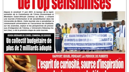 Parution du mardi 15 juin 2021