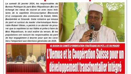 Parution du lundi 22 janvier 2024