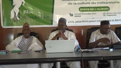 ALIBORI/JOURNÉE DÉPARTEMENTALE DES ÉLUS DU PARTI DU CHEVAL BLANC   Le Br outille sur la mobilisation à la base et le militantisme 