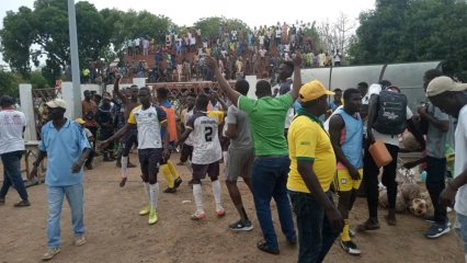 FOOTBALL/DERNIÈRE JOURNÉE DE LA LIGUE 3 :  Bani Gansé Fc bat Delta Fc et monte en ligue 2  . Les poulains du maire Bio Sarako Tamou réalisent l’inédit