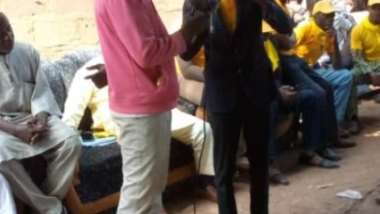 CAMPAGNE ÉLECTORALE DE L&rsquo;UP LE RENOUVEAU POUR LES LÉGISLATIVES DE 2023 : Tidjani Chabi embarquent Kalalé dans la vague jaune