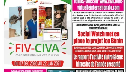 Parution du mercredi 09 décembre 2020