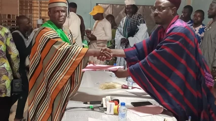 INSTALLATION DU BUREAU DE LA FANAMETRAB PARAKOU : L&rsquo;heure du renouveau de la médecine traditionnelle a sonné . El-Hadj Djallo Issa, nouveau président