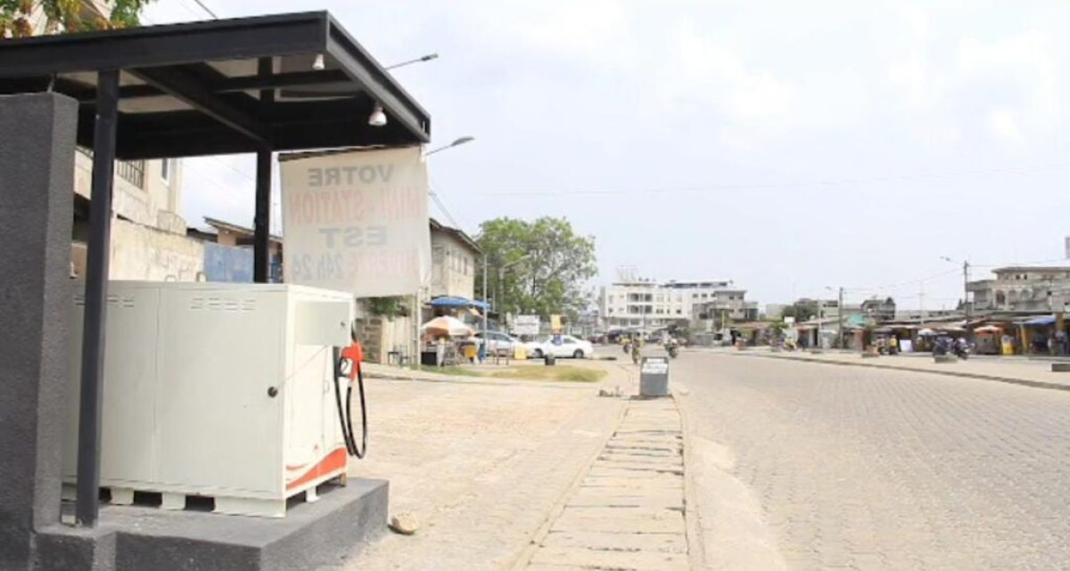 Cotonou: la capitale embellie par les mini-stations d’essence