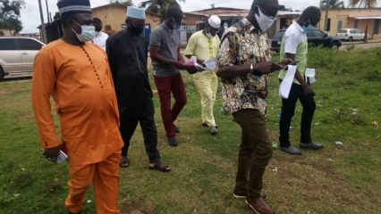 CONSTRUCTION D&rsquo;INFRASTRUTURES À PARAKOU  : Inoussa Chabi Zimé en visite sur plusieurs chantiers