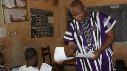 EXAMEN DU CEP 2023 À BANIKOARA : Les épreuves écrites lancées par le Pam Sabi Goré Bio Ali