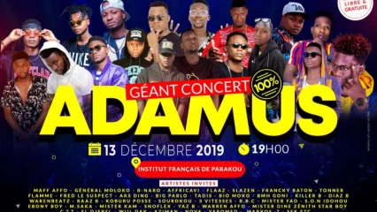 GÉANT CONCERT DES ARTISTES DE LA MUSIQUE URBAINE DU SEPTENTRION : Le rendez-vous est pour le 13 décembre