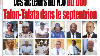 PRÉSIDENTIELLE DU 11 AVRIL DERNIER :  Les acteurs du K.O du duo Talon-Talata dans le septentrion