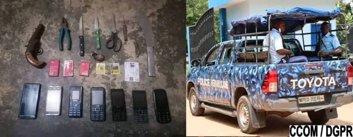 COMMUNE DE OUESSE : La police républicaine met la main sur un réseau de braqueurs