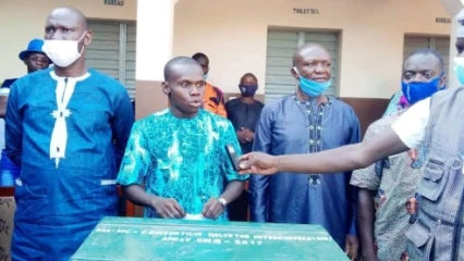 EXAMEN DU CERTIFICAT DE QUALIFICATION AUX METIERS (CQM) A KALALE : Le maire Bani Chabi a donné le top à 281 candidats