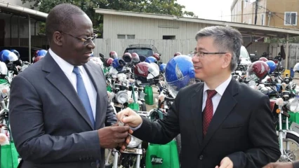 SÉCURITÉ AU BÉNIN : La Chine fait don de moyens roulants à  la Police Républicaine