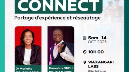 A L&rsquo;OCCASION DE DEEMAN FOIRE CONNECT À PARAKOU : Barnabas Orou Kouman et Marietta Gonroudobou partagent leurs expériences  . Prenez le rendez-vous le 14 octobre prochain 