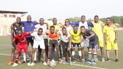 TOURNOI DE FOOTBALL DES MÉDIAS AU BÉNIN : Daabaaru Fc effectue sa 2ème séance d’entraînement au stade de Parakou