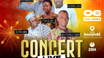 AFIN DE MOBILISER DES RESSOURCES POUR LA CONSTRUCTION DE LA CLÔTURE DU CEG1 : Les artistes de Kouandé en concert le 6 janvier prochain
