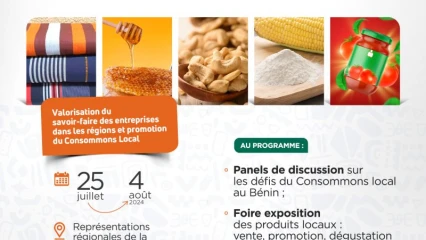 1ERE ÉDITION DES JOURNEES DE L&rsquo;INDÉPENDANCE AVEC LE SECTEUR PRIVÉ : La Cci Bénin pour la valorisation du savoir-faire local  . Le Vp Ask aux manettes pour une organisation parfaite à Parakou