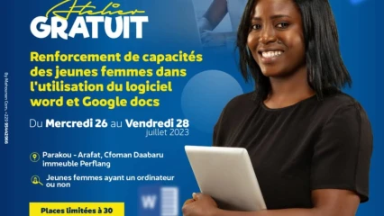 PARAKOU/FORMATION GRATUITE AU PROFIT DES FEMMES : Owolabi Jean Claude forme sur l&rsquo;utilisation du logiciel Word et Google docs  . Voici comment participer